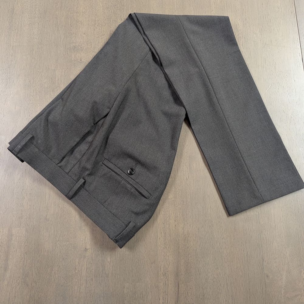 Kenneth Cole Charcoal Gray Trousers - Picture 1 of 9